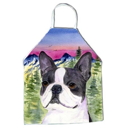 Carolines Treasures Carolines Treasures SS8339APRON Boston Terrier Apron - 27 x 31 in. SS8339APRON